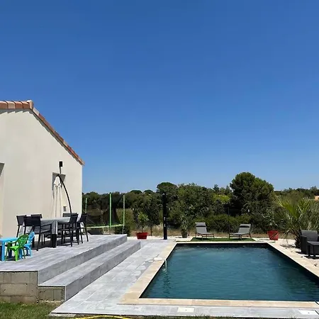 Villa Maison De Plain-pied Avec Piscine Privée